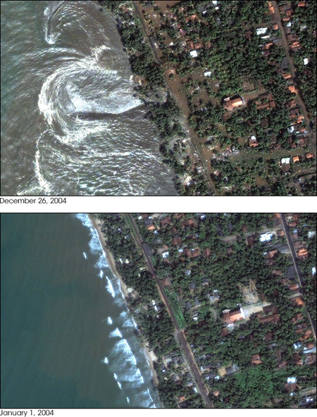 Sumatran tsunami at Sri Lanka