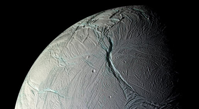 Enceladus crust Enceladus crust