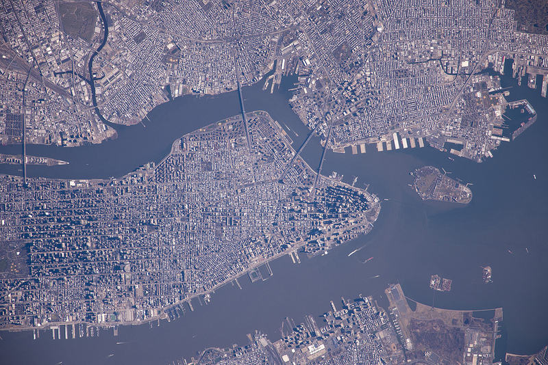 Manhattan seen from ISS
