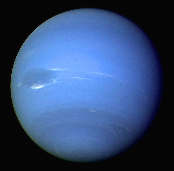 Neptune, as seen by Voyager 2