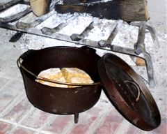 Soda Bread baking in Bastible