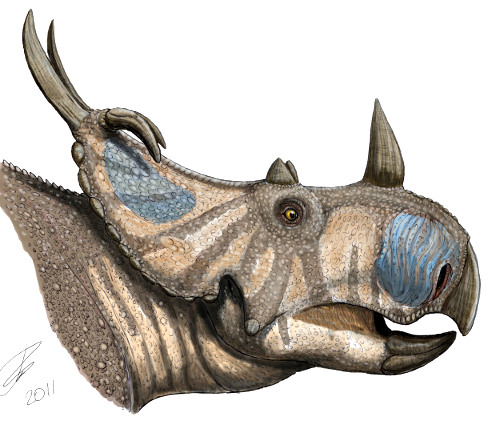 Spinops sternbergorum artistic reconstruction by Dmitry Bogdanov