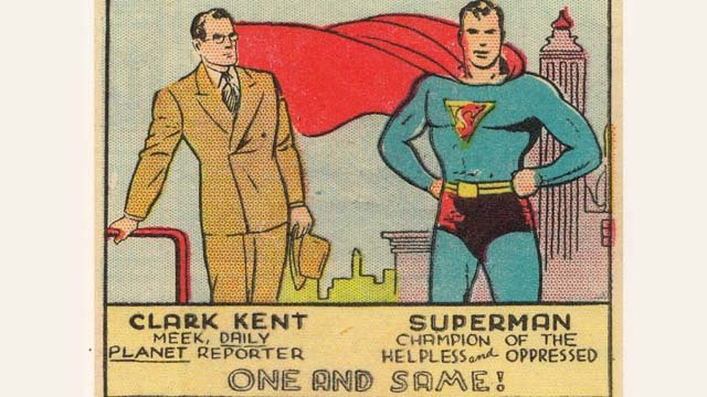 Clark Kent and Superman in the 1940s