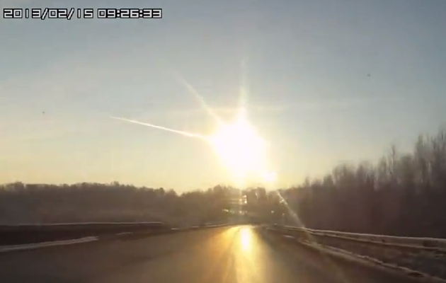 Meteor above Russia feb 2013