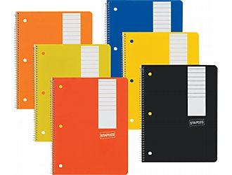 you can buy these fine open notebooks at staples.com!