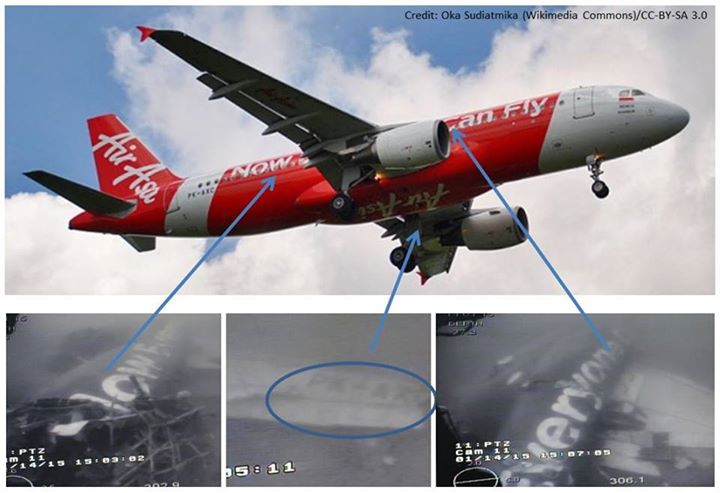 Air Asia Fuselage Found - Photos