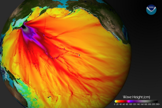 Tsunami wave propagation