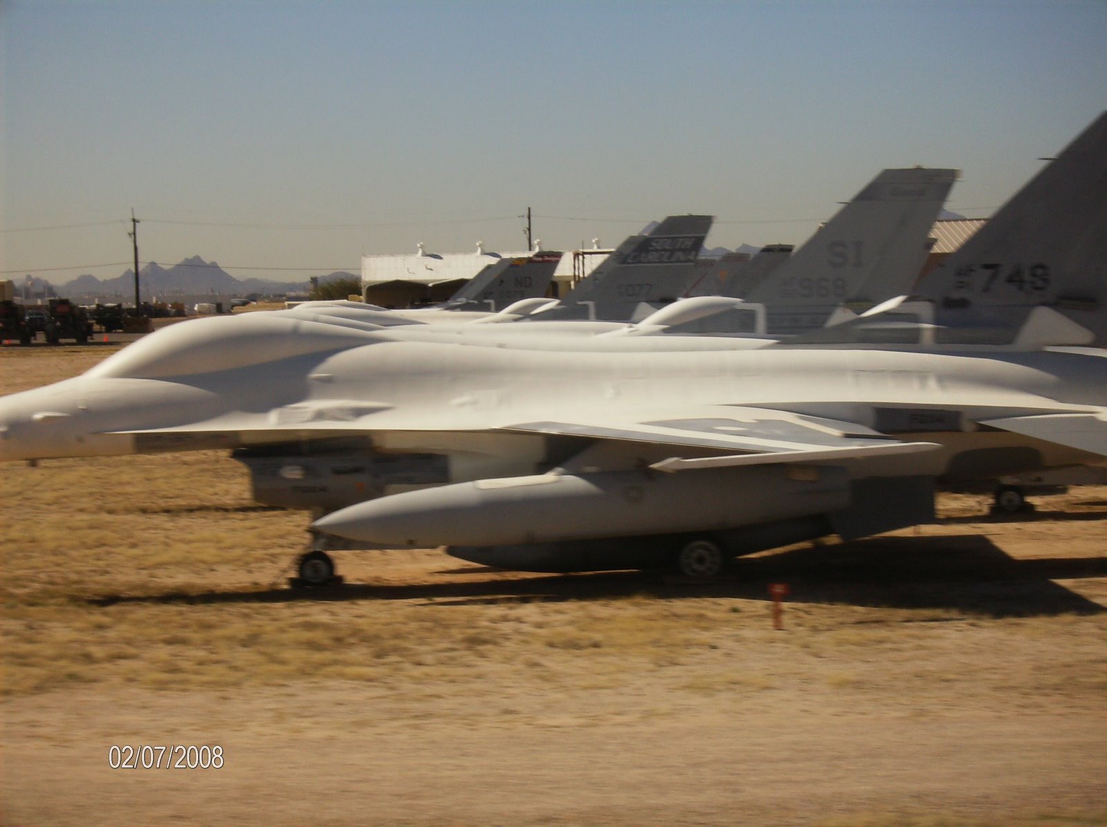 Aircraft in Storage at AMARC with Protective Covering