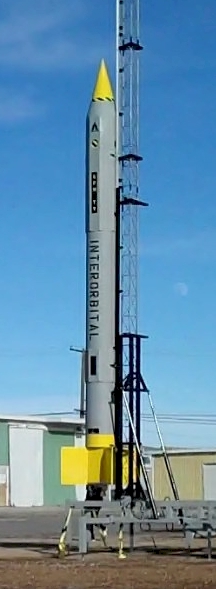 IOS rocket for test flight