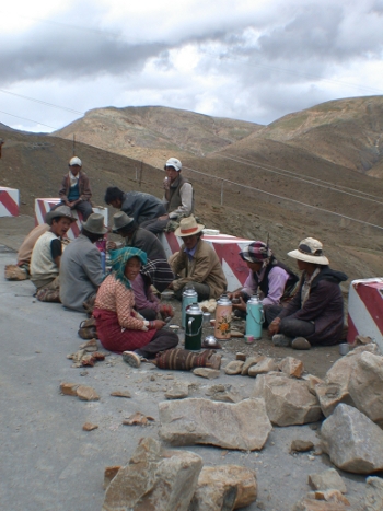 Tibet landslide