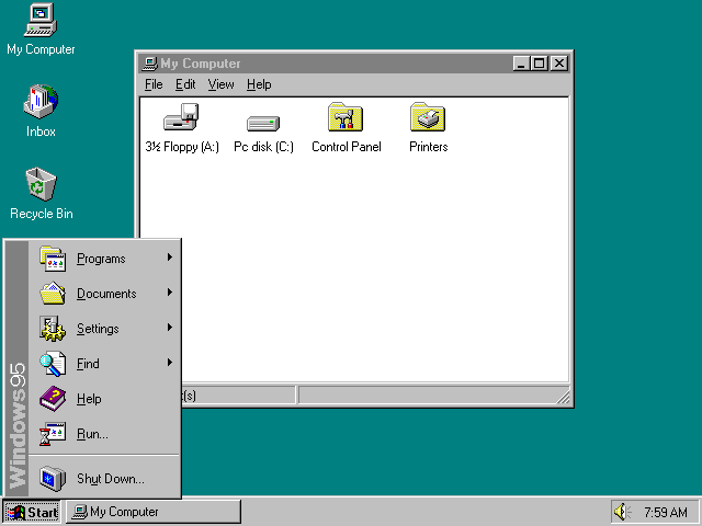 Windows95 Screenshot