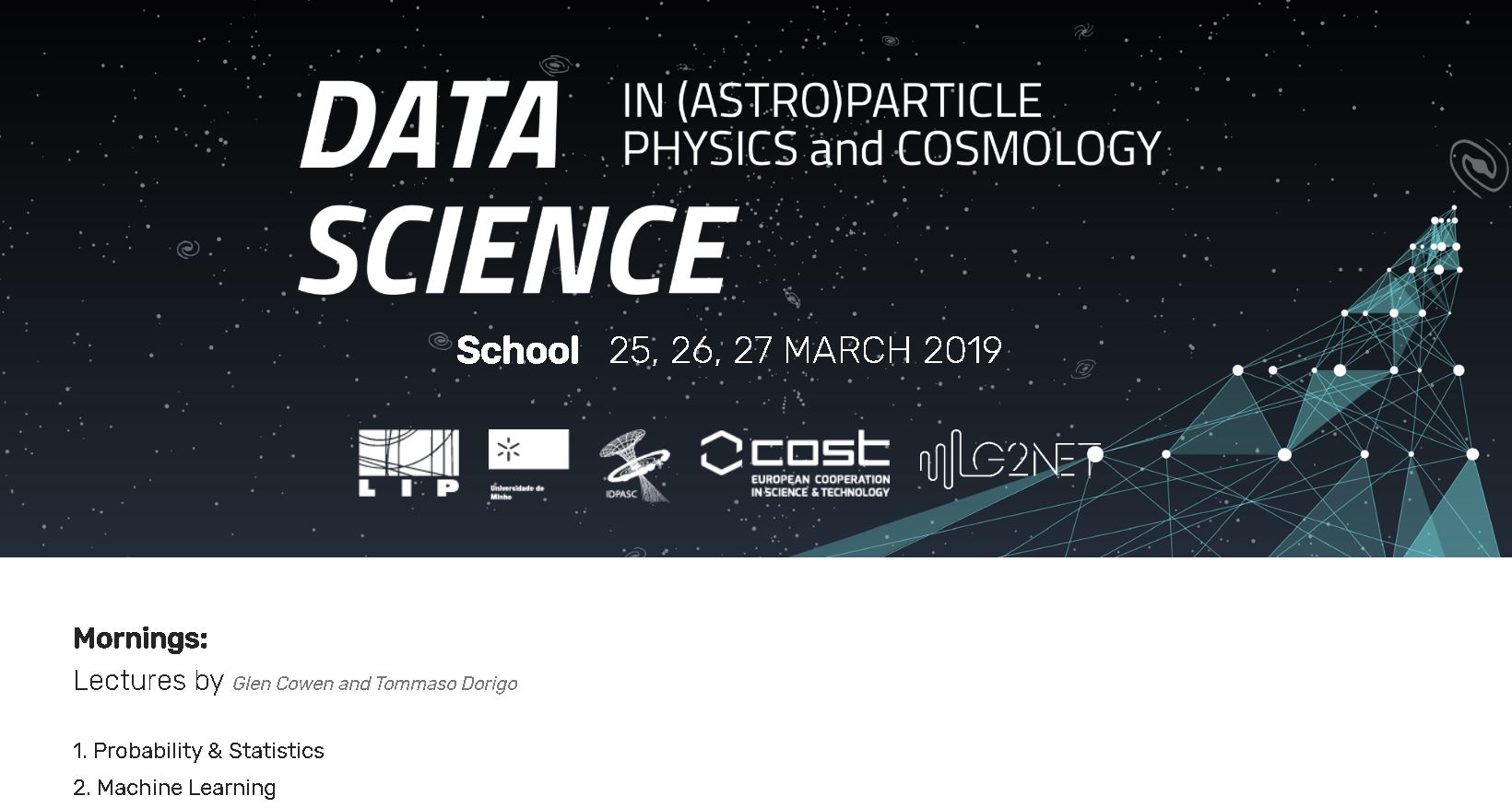 Registrations open for Data Science school in Braga, Mar 25-27