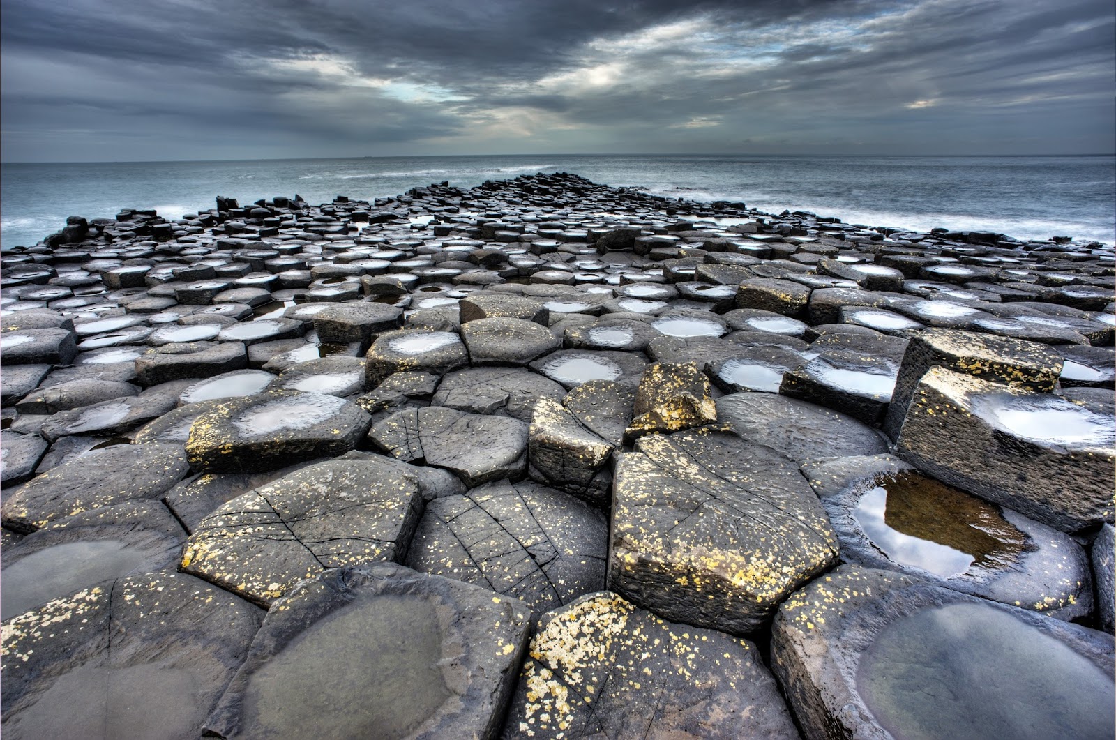 Hexagonal Columns: The Giant's Causeway