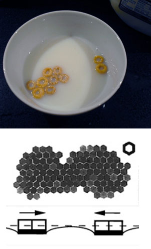 DNA, Cheerios And Laziness: Self-Assembly And Information Storage