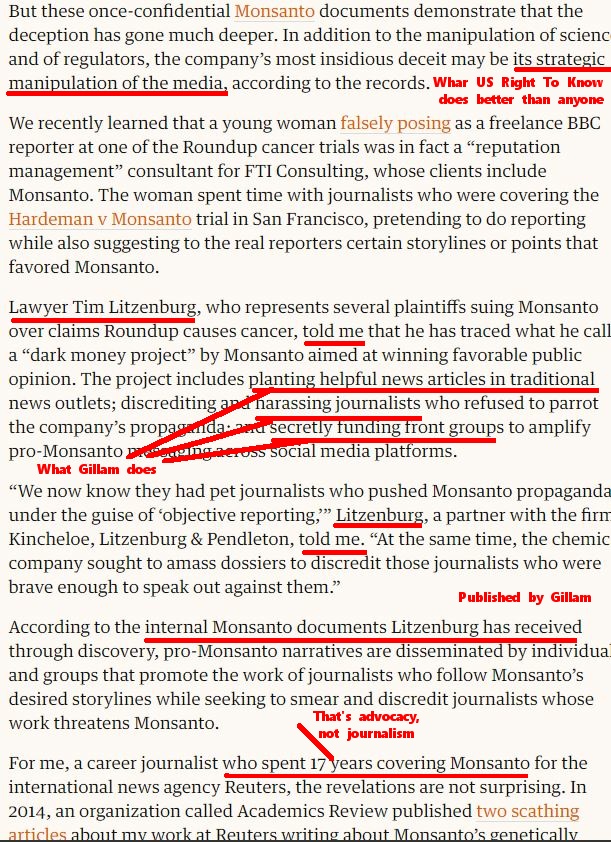 The Queasy Link Revealed: US Right To Know And The Trial Lawyer Just Busted For Extortion Over Glyphosate