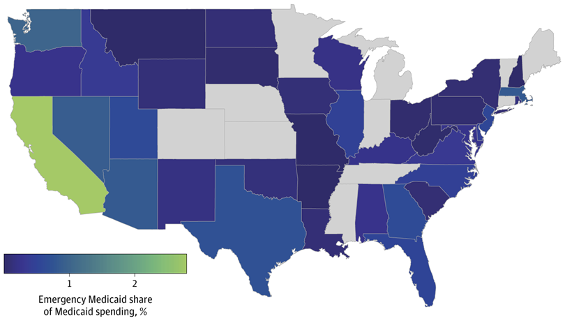 Medicaid Emergency Room Costs For Illegal Immigrants Under $4 Billion In 2022