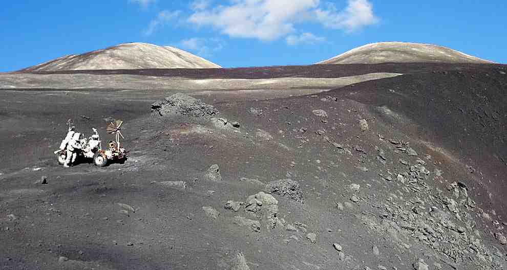 What If The Moon Had Blue Skies? One Small Change To Apollo Photos