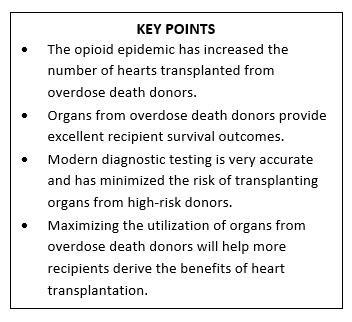 For Consideration: Use Opioid Overdoses For Organ Transplants