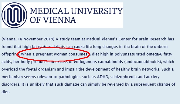 Mouse Study Claims Mediterranean Diet Causes Endogenous Cannabinoid Changes Which They Link To ADHD In Human Offspring