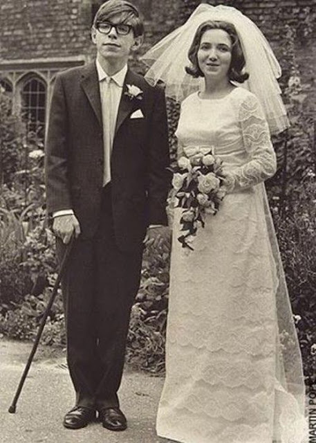 Stephen Hawking wedding picture