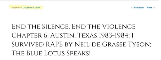 Neil DeGrasse Tyson Accused of Rape: #astroSH Was Mainly Silent. 