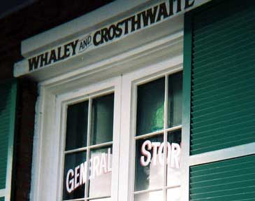 Image of a Ghostly Face in the Whaley House window after hours