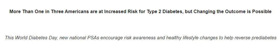 Hyperbole About Type 2 Diabetes Doesn't Help Anyone