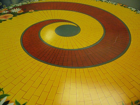 The Yellow Brick Road from 'The Wizard of Oz'.