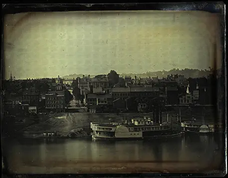 Cincinatti 1848 photo Charles Fontayne and William Porter standing on the other side of the Ohio River Cincinatti 1848 photo Charles Fontayne and William Porter standing on the other side of the Ohio River