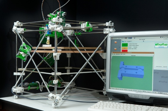 RepRap - Open Source Machine 'Prints' 3-D Objects, Including Copies Of Itself